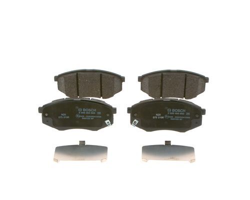 ÖN BALATA HYUNDAI İX20 11 İX35 2.0-2.0 CRDİ 10 130X56.7X17.6 MM 0986TB3113