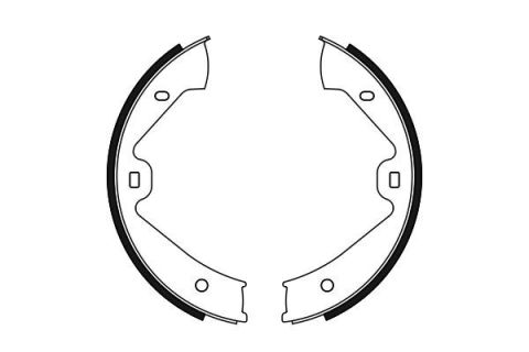 PABUÇLU FREN BALATASI 210x30 MM