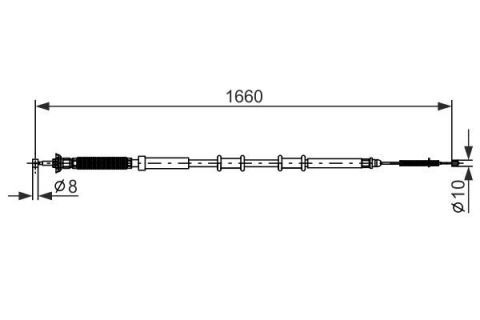 FREN TELİ. 1660 MM