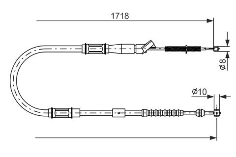 FREN TELİ. 1718 MM