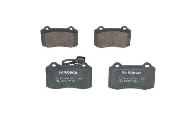 DİSK BALATA - ÖN - WVA 21382 - 109.7X69.3X17.8 MM - İKAZ KABLOLU