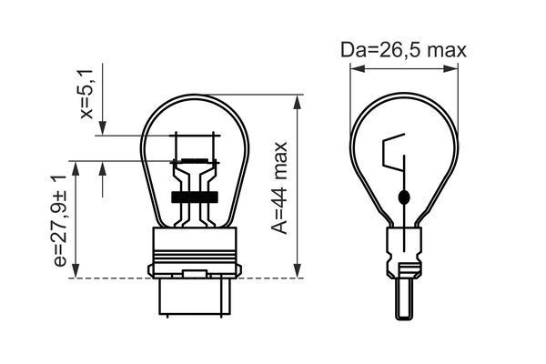 AMPUL PURE LİGHT PY27/7W 12 V 27/7 W WX2.5X16Q