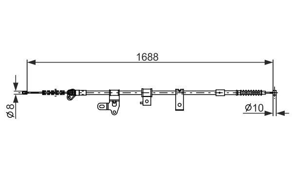 FREN TELİ. 1688 MM