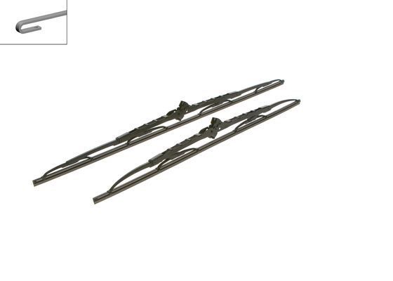 TWİN SİLECEK SETİ - 650/550 MM 655