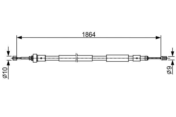 FREN TELİ. 1864 MM