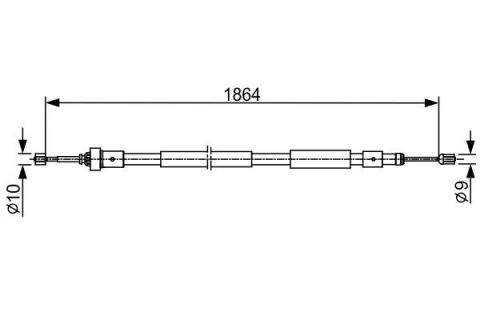 FREN TELİ. 1864 MM