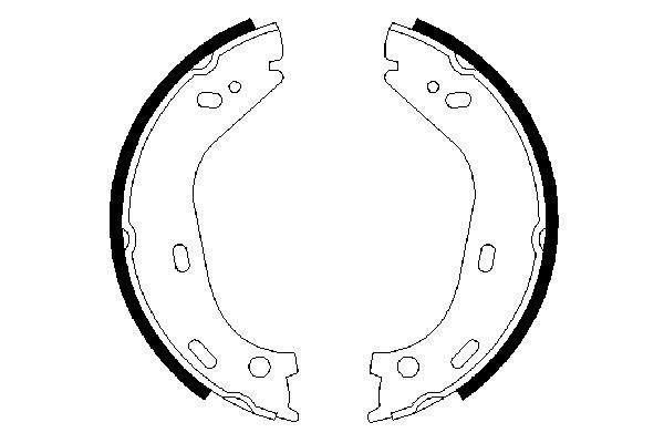 FREN BALATASI ARKA PARK FRENI MERCEDES W116 W126 W123 R107 C107
