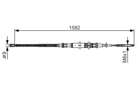 FREN TELİ. 1582 MM