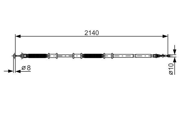 FREN TELİ. 2140 MM
