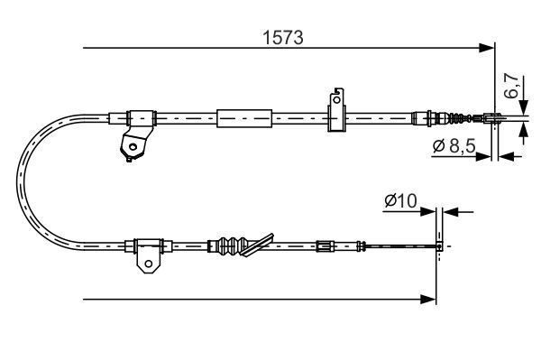 FREN TELİ. 1573 MM