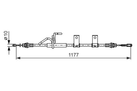 FREN TELİ. 1177 MM