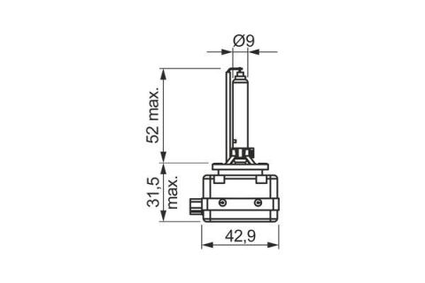 XENON AMPUL D3S 35W ECO HID PK32D-5 MERCEDES HYUNDAI AUDI FORD KIA OPEL LAND ROVER VOLVO