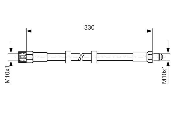 FREN HORTUMU. 330.00 MM