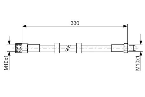 FREN HORTUMU. 330.00 MM