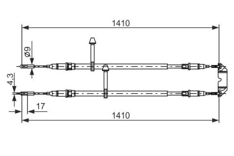 FREN TELİ. 1410 MM