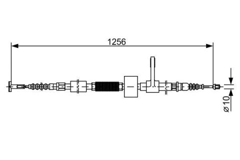 FREN TELİ. 1256 MM