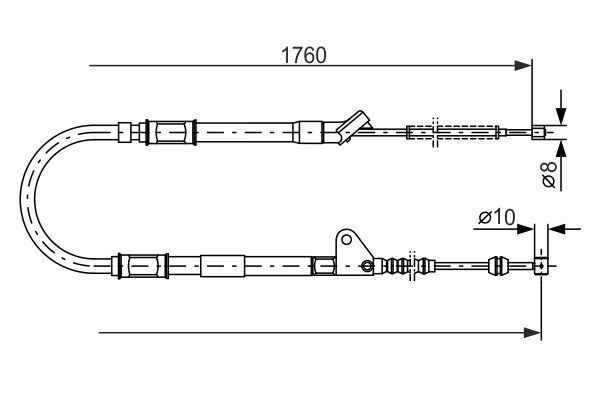 FREN TELİ. 1760 MM