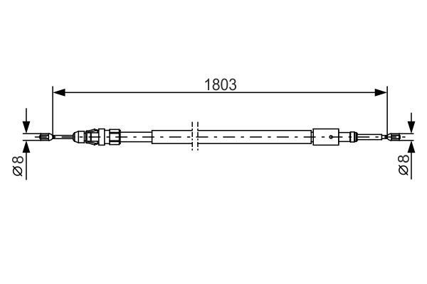 FREN TELİ. 1803 MM