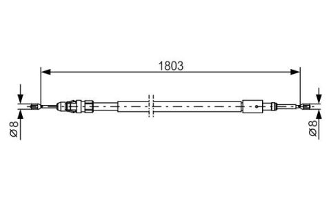 FREN TELİ. 1803 MM