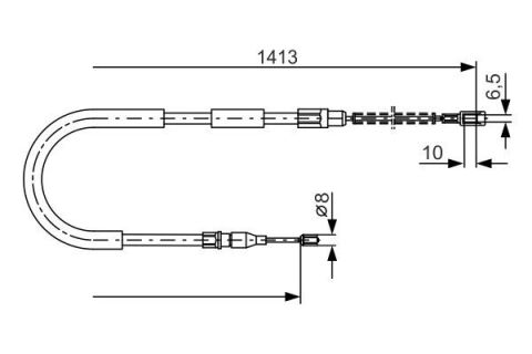 FREN TELİ. 1534 MM