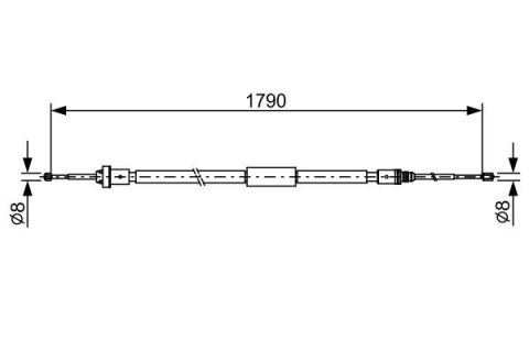 FREN TELİ. 1790 MM
